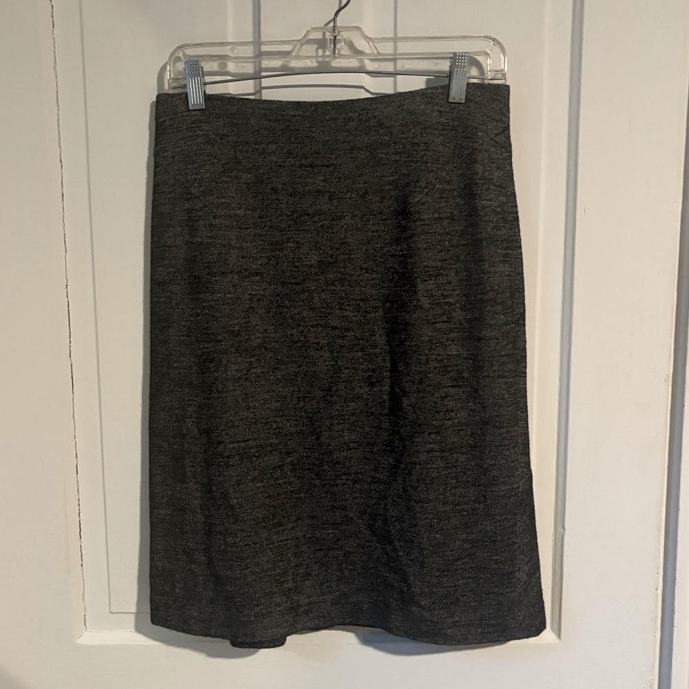 Ann Taylor black tweed skirt